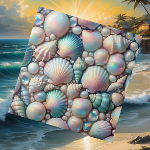 Luxuriöse nautische Dekoration   Opal Seashells Be Fliese