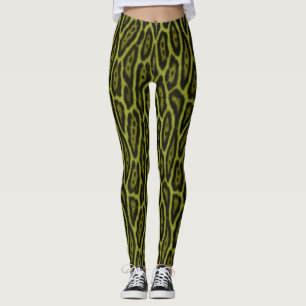 Luxuriöse Ocelot Rosette Leggings