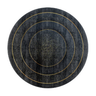 Luxuriöse Papier schneiden: Golden Gradient. Schneidebrett