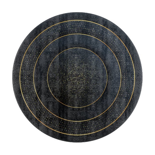 Luxuriöse Papier schneiden: Golden Gradient. Schneidebrett (Vorderseite)