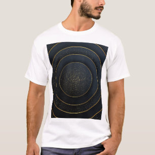 Luxuriöse Papier schneiden: Golden Gradient. T-Shirt