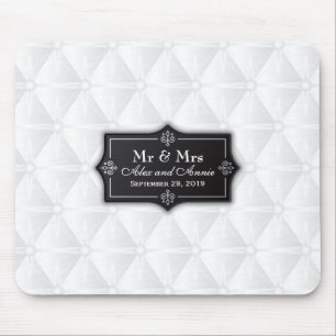 Luxuriöse Personalisierte Hochzeit Mousepad