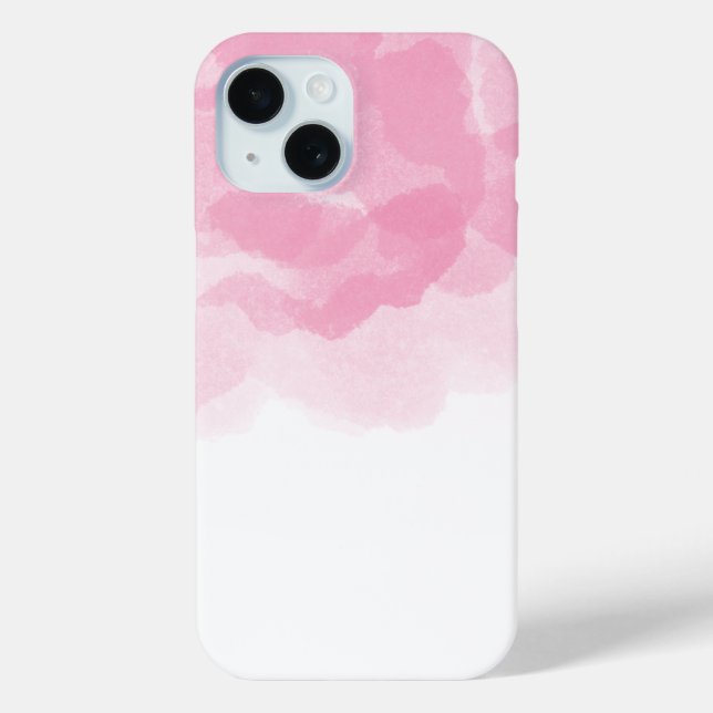 Luxuriöse Pink Magic Rose Wasserfarben Abstrakte K Case-Mate iPhone Hülle (Rückseite)