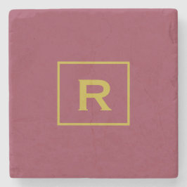 Luxuriöse Red Solid Color Classic Schlichte Erstau Steinuntersetzer