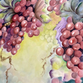 Luxuriöse Red Traube Pattern Serviette