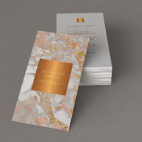 Luxuriöse Rose aus goldfarbenem Marmor, Monogramm