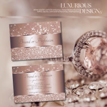 Luxuriöse Rose Gold Glitzer Parco Tassino