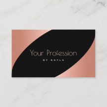 Luxuriöse Rose Gold und Schwarze Farben Elegant Mo