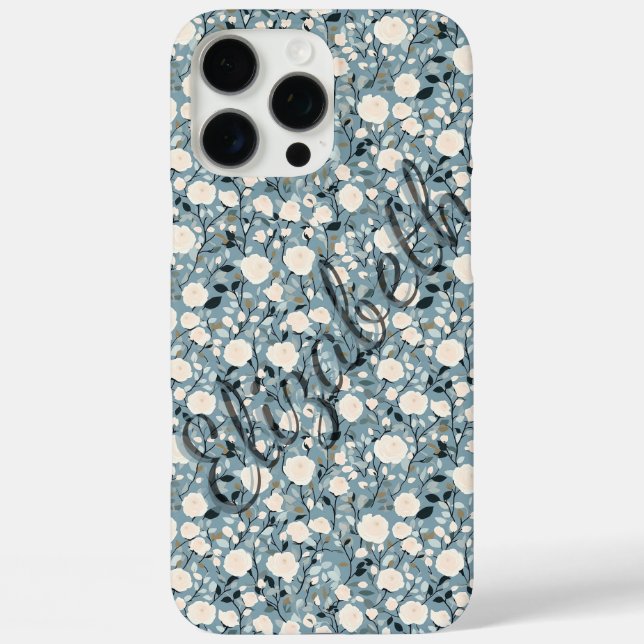 Luxuriöse Rose Personalizable Name iPhone Fall Case-Mate iPhone Hülle (Rückseite)