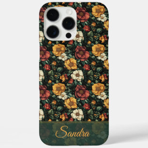 Luxuriöse Rosen-Namens-iPhone-Hülle als Geburtstag iPhone 16 Pro Max Hülle