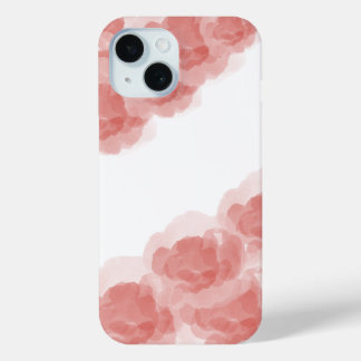 Luxuriöse Rote Magie Rose Watercolor Abstrakte Kun Case-Mate iPhone Hülle