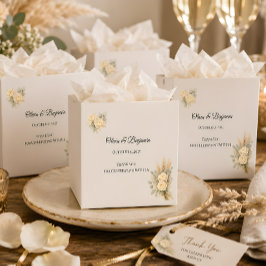 Luxuriöse rustikale Hochzeit Geschenkschachtel