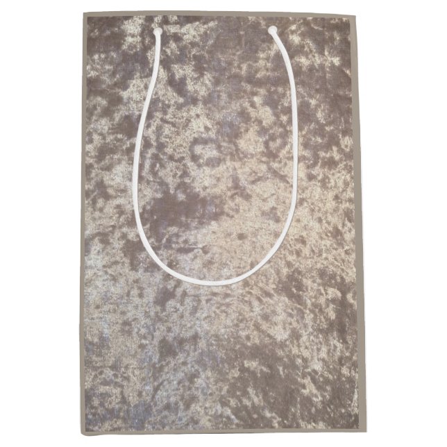 Luxuriöse Samtbeutel Mittlere Geschenktüte (Vorderseite)