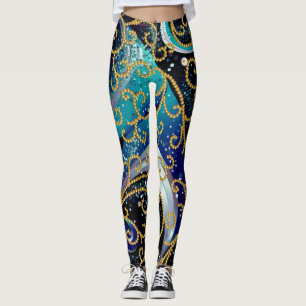 Luxuriöse Scrols Leggings