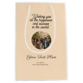 Luxuriöse Single Color Geschenktasche - Versatile  Mittlere Geschenktüte