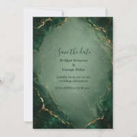 Luxuriöse Smaragd-Marmor-Hochzeit mit Gold