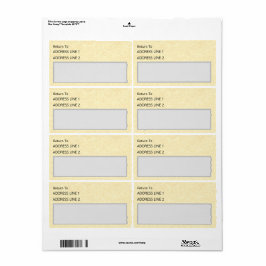 Luxuriöse Sorrell Sepia Paper Return Mailing