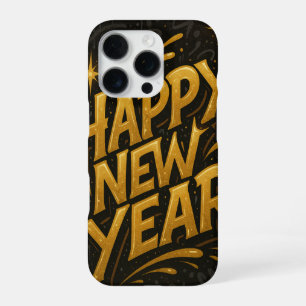 Luxuriöse Street Art Neujahr – Eine kühne vertikal iPhone 16 Pro Hülle