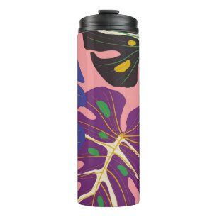 Luxuriöse Tapete Deko. Hintergrund der Natur. Thermosbecher