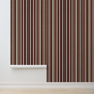 Luxuriöse Trendy Brown White Linen Texture Collect Tapete