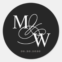 Luxuriöse Typografie Wedding Monogram