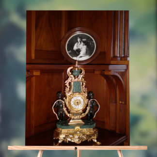 Luxuriöse Uhr im Königsraum Livadia Palast Acrylschild