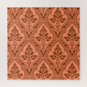 Luxuriöse Vintage-Damask-Nahtlose Textur Puzzle