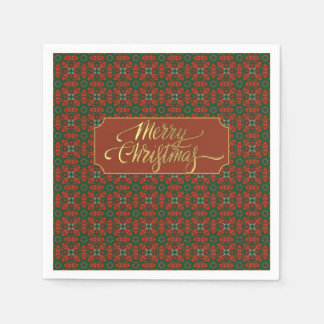 Luxuriöse Vintage Weihnachten Serviette