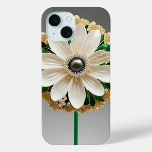 Luxuriöse White Blume Case-Mate iPhone Hülle