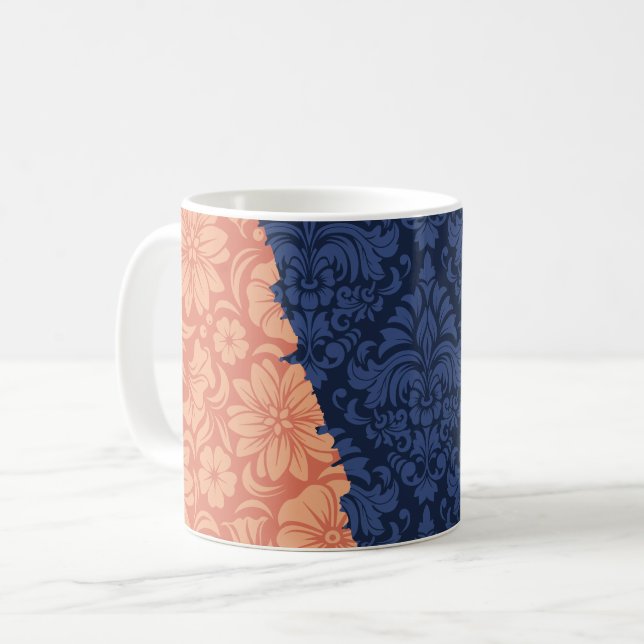 Luxuriöse Zierelemente Kaffeetasse (Vorderseite Links)