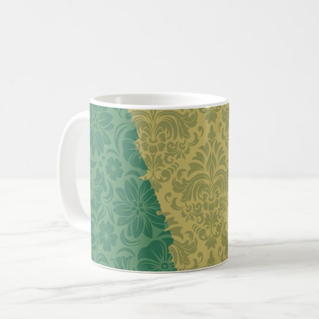 Luxuriöse Zierelemente Kaffeetasse (Vorderseite Links)