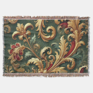 Luxuriöser Barock-Damaskus-Muster Decke