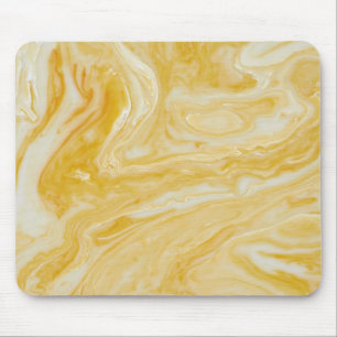 Luxuriöser, gelber Marmormousepad Mousepad