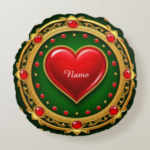 Luxuriöser Goldener Herzrahmen