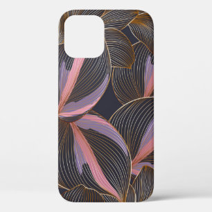 Luxuriöser goldener nahtloser floraler Hintergrund Case-Mate iPhone Hülle