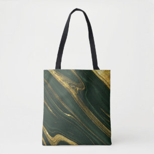 Luxuriöser grüner Onyx: Goldener Marmor.