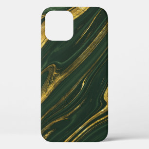 Luxuriöser grüner Onyx: Goldener Marmor. Case-Mate iPhone Hülle