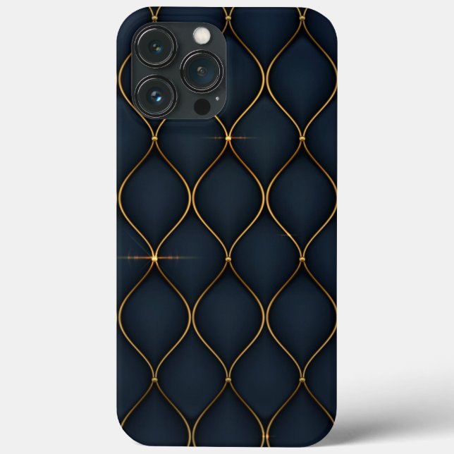 luxuriöser Hintergrund - goldene Formen Case-Mate  iPhone Hülle (Rückseite)