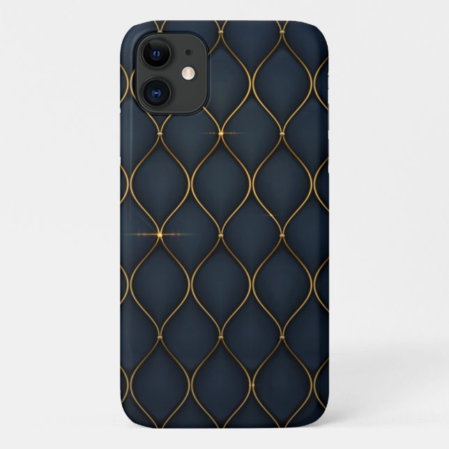 luxuriöser Hintergrund - goldene Formen Case-Mate iPhone Hülle (Rückseite)