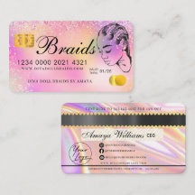Luxuriöser Holographic Foil Fair Braiding Credit S