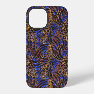 Luxuriöser Leopard- und Zebradruck iPhone 12 Pro Hülle