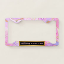 Luxuriöser Marmor Glitzer Rosa Lila Gold