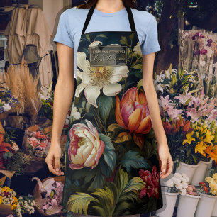 Luxuriöser niederländischer Blumenmalerei-Blumende Schürze