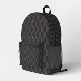 Luxuriöser schwarzer Rucksack