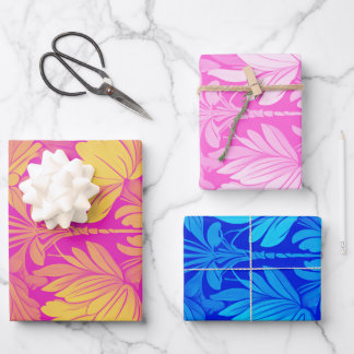 Luxuriöser und schöner Urlaub Geschenkpapier Set