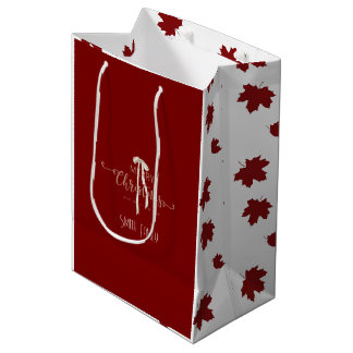 Luxuriöser Weihnachts-Personalisierter Frohe Weihn Mittlere Geschenktüte