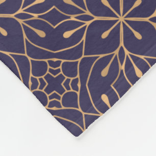 Luxuriöser Zierhintergrund in Gold Fleecedecke