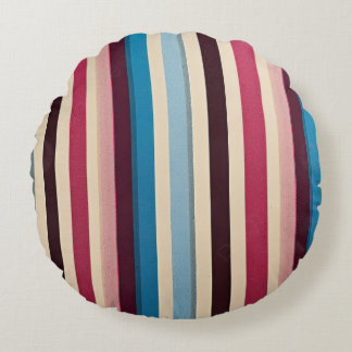 Luxuriöses abstraktes Kreis-Print für gebürstetes  Rundes Kissen