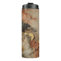 Luxuriöses Abstraktes Kunstdesign | Earthy Tones &