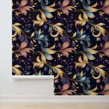 Luxuriöses Abstraktes Leafy-Muster